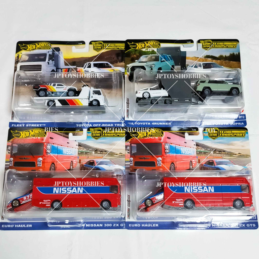 Hot Wheels Team Transport Mix D Set of 4【HTP006】