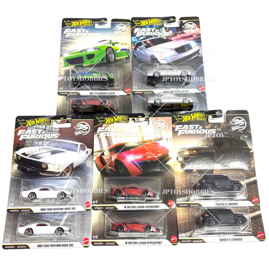 Hot Wheels Premium Fast & Furious Premium Assortment set of 10【HWZ064】