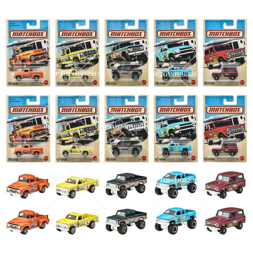 PRE-ORDER Matchbox Theme Assortment - Tracks Set of 10【MBX044】