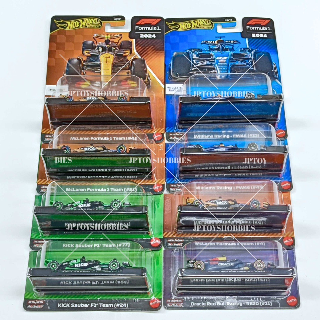 Hot Wheels Premium Lace Assortment Formula 1 2024 set of 8【HWZ045】