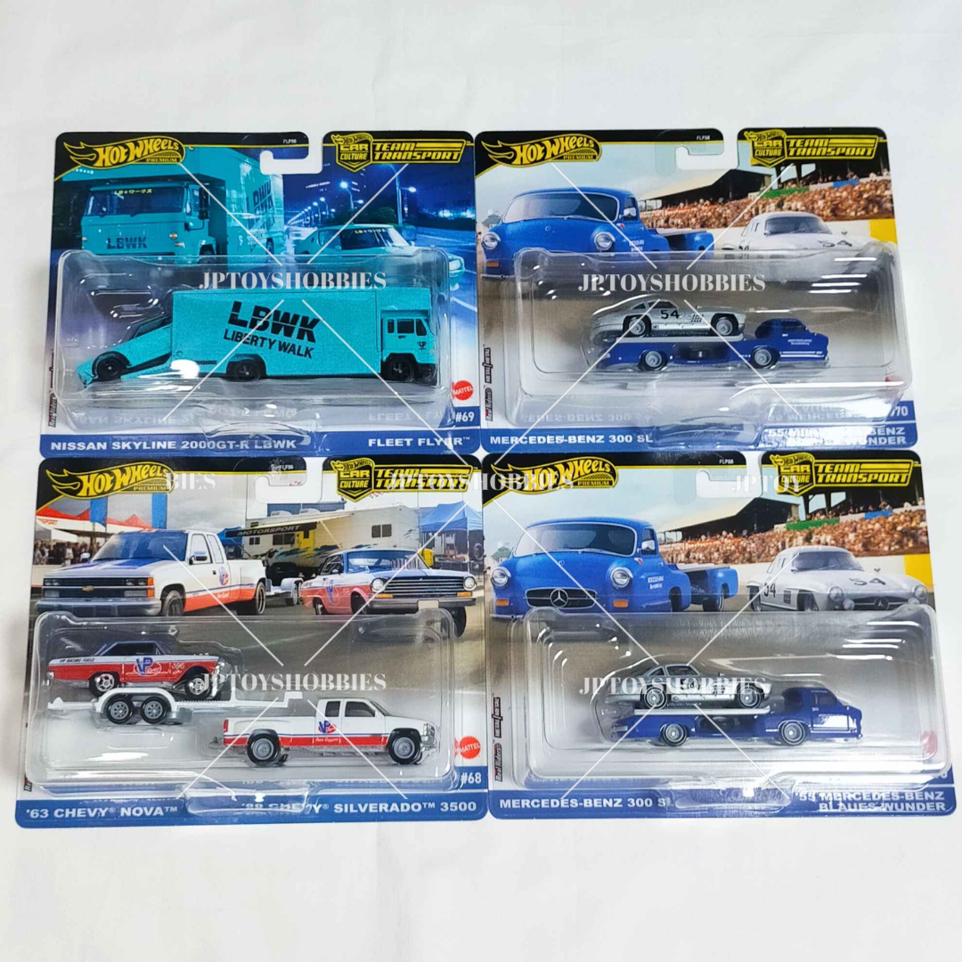 Hot Wheels Team Transport Mix C Assortment set of 4【HTP005】