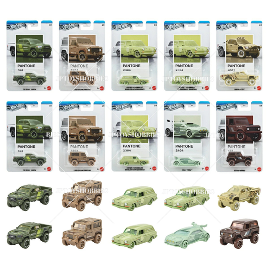 PRE-ORDER Hot Wheels Silver Pantone Assortment - Off-Road Rally set of 10【HWZ073】