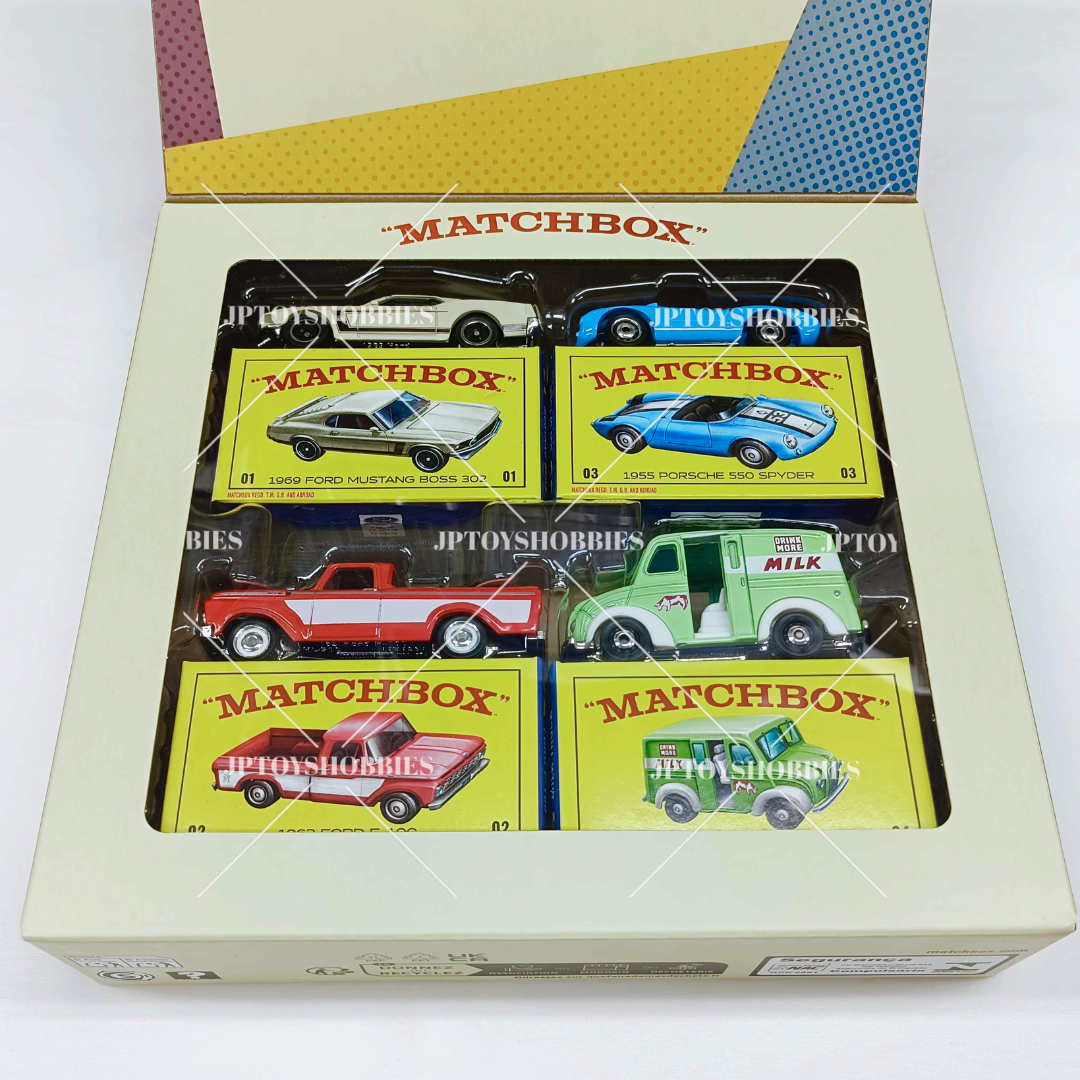Matchbox Mattel 80th Anniversary 4 Pack【MBX029】
