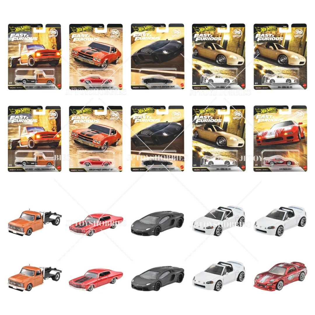Hot Wheels Premium Fast & Furious Premium Assortment Mix Set of 10【HWZ071】