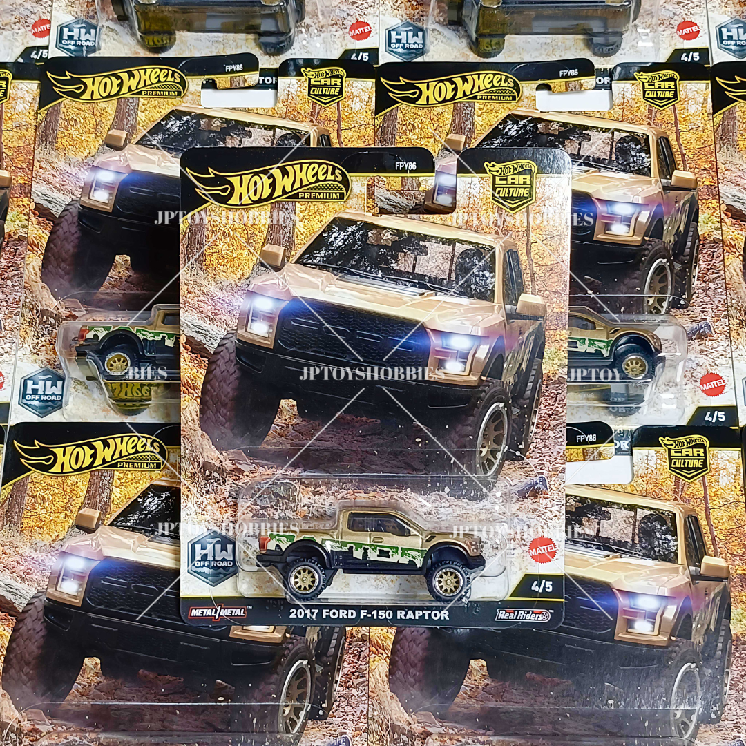 Hot Wheels Premium Car Culture Off Road 2017 Ford F-150 Raptor【HOR007】