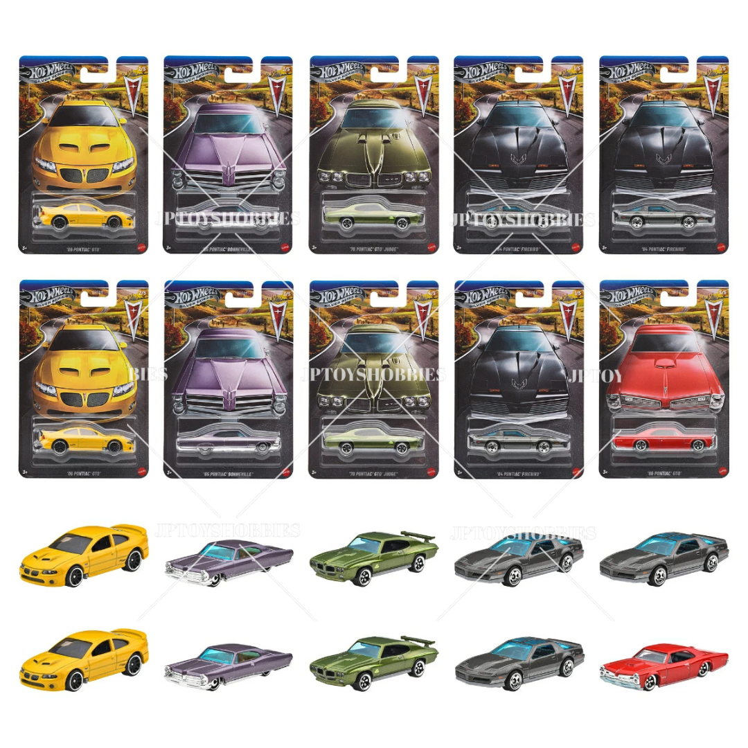 Hot Wheels Silver Celebration Assortment Pontiac Centennial Mix Set of 10【HWZ059】