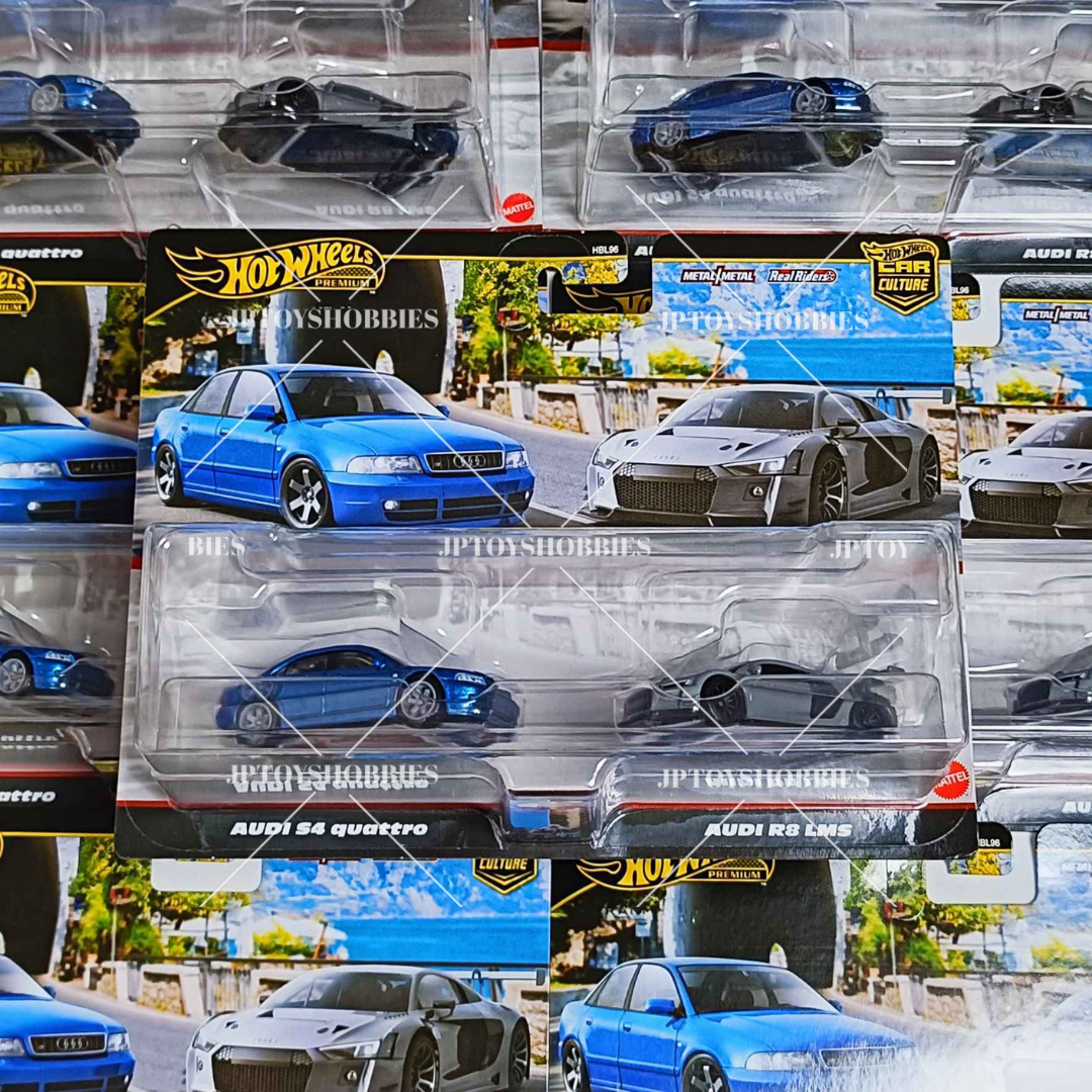 Hot Wheels Premium 2 Pack Audi S4 Quattro Audi R8 LMS【H2P017】