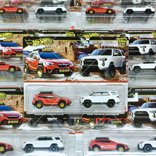Hot Wheels Premium Car Culture 2 Pack Subaru Crosstrek / 2018 Toyota 4Runner【H2P026】