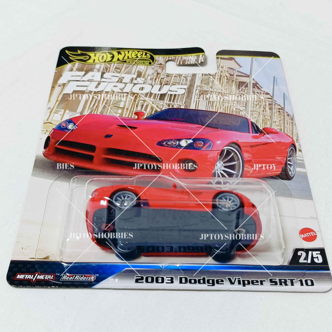 Hot Wheels Premium FAST & FURIOUS 2003 Dodge Viper SRT 10【HFF021】