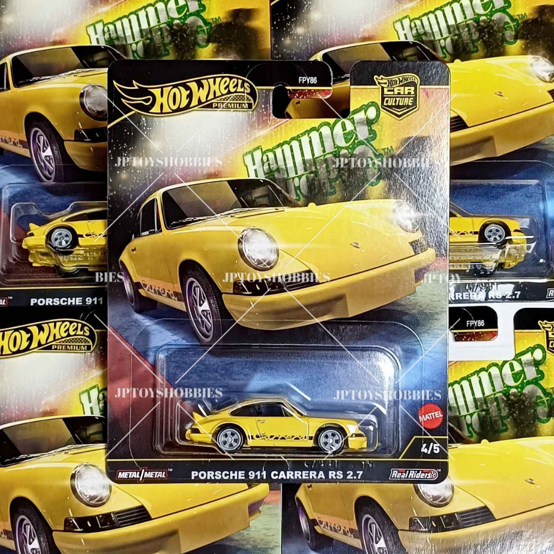 Hot Wheels Premium Hammer Drop Porsche 911 Carrera RS 2.7 【HHD003】