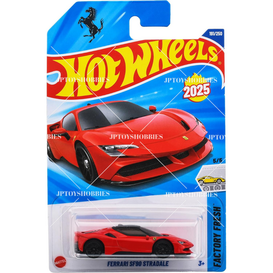 PSL 2025 Hot Wheels Ferrari SF90 Stradale - Lot of 12【HWB057】