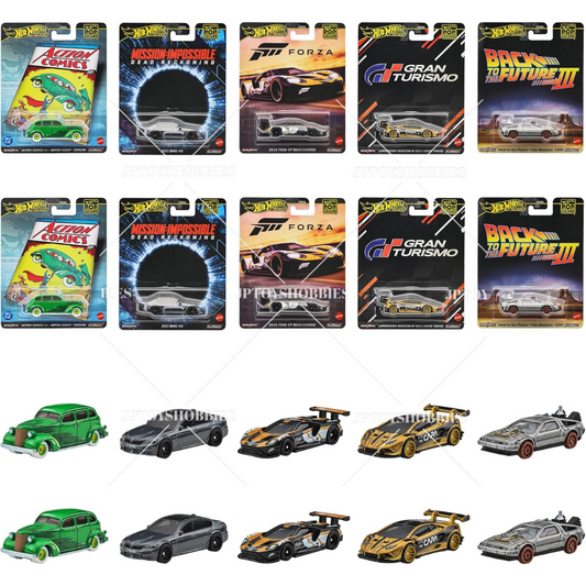 PSL 2025 Hot Wheels Premium Pop Culture Assortment Mix - Set of 10【HWZ040】