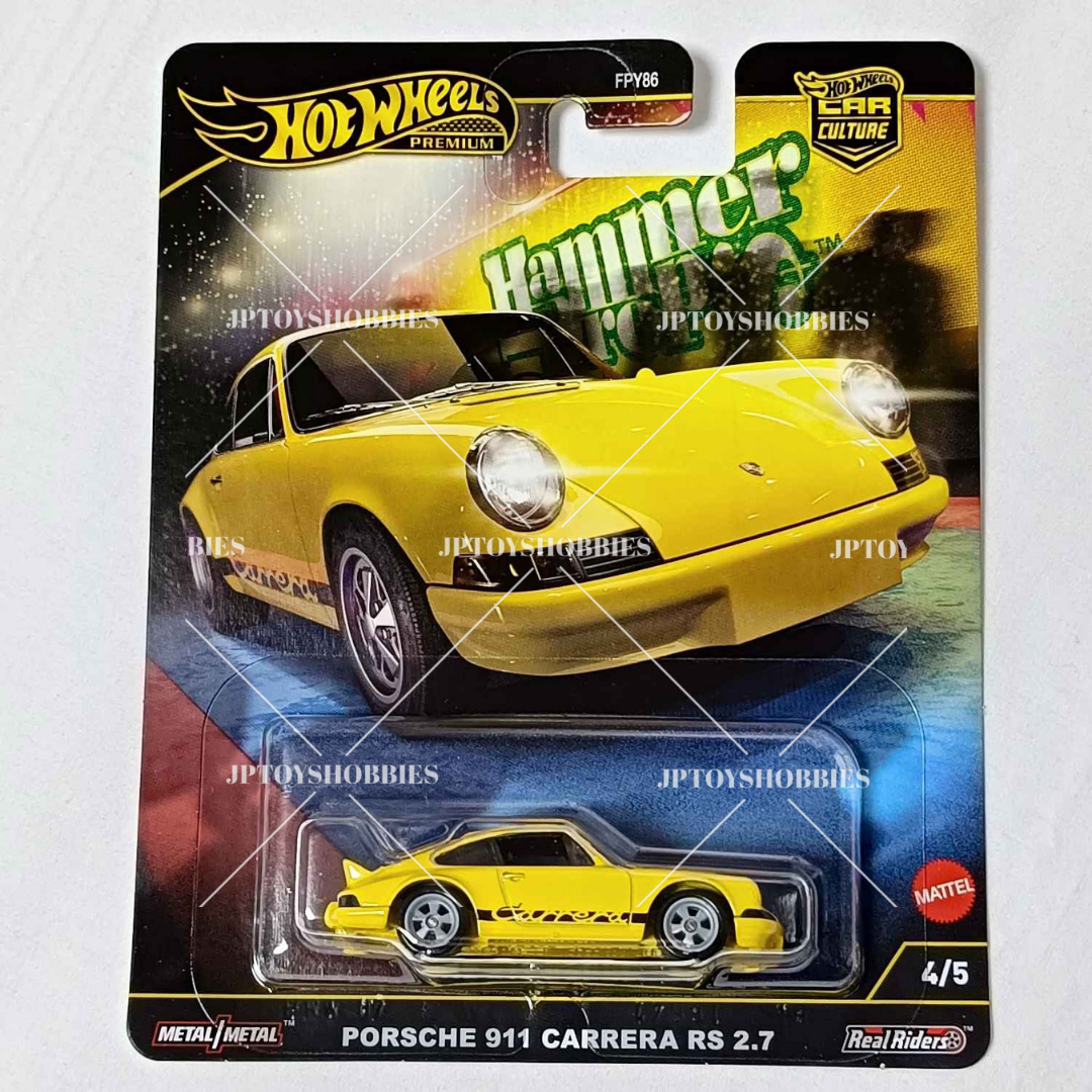 Hot Wheels Premium Hammer Drop Porsche 911 Carrera RS 2.7 【HHD003】
