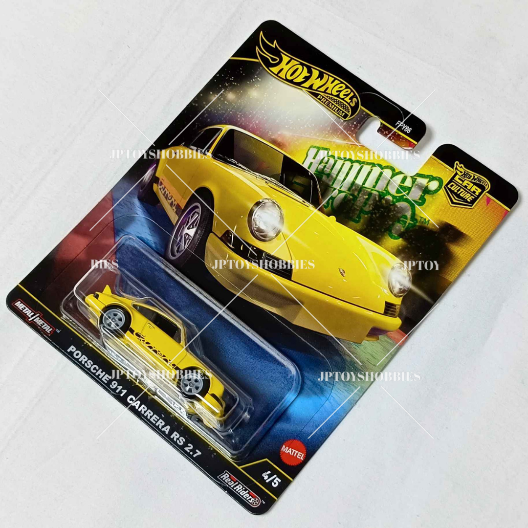 Hot Wheels Premium Hammer Drop Porsche 911 Carrera RS 2.7 【HHD003】