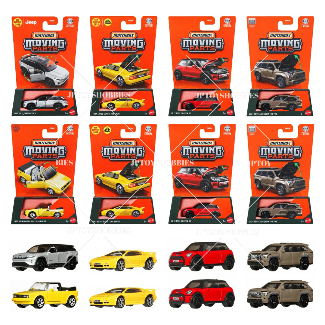 PRE-ORDER Matchbox Moving Parts Assortment - Set of 8【MBX042】