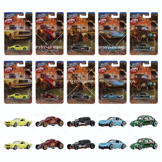 PSL 2025 Hot Wheels Vintage Assortment - Barn Finds Mix Set of 10【HWZ055】