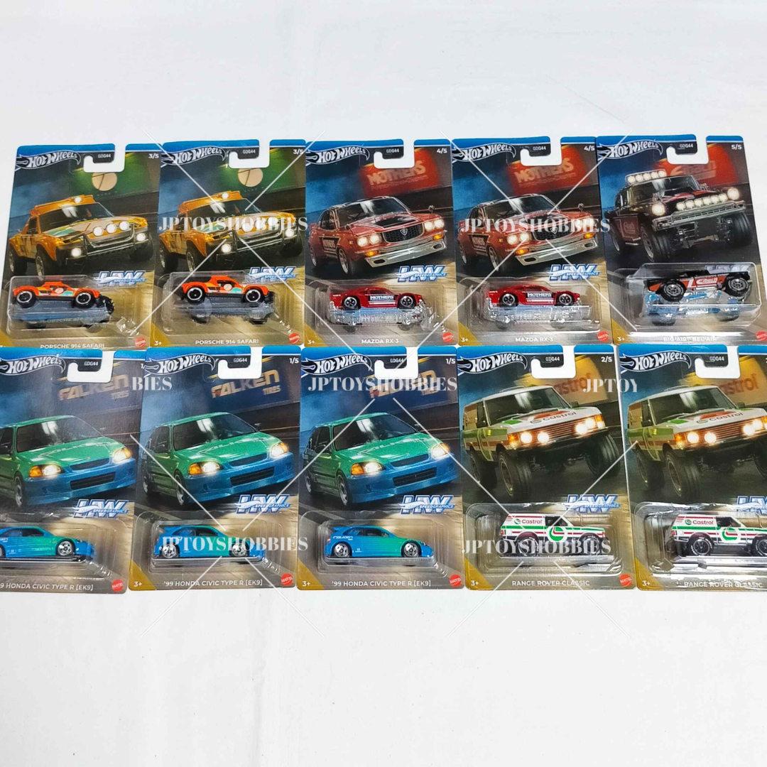 Hot Wheels Theme Automotive Speed Graphics - Complete Set (10pcs)【HWZ006】