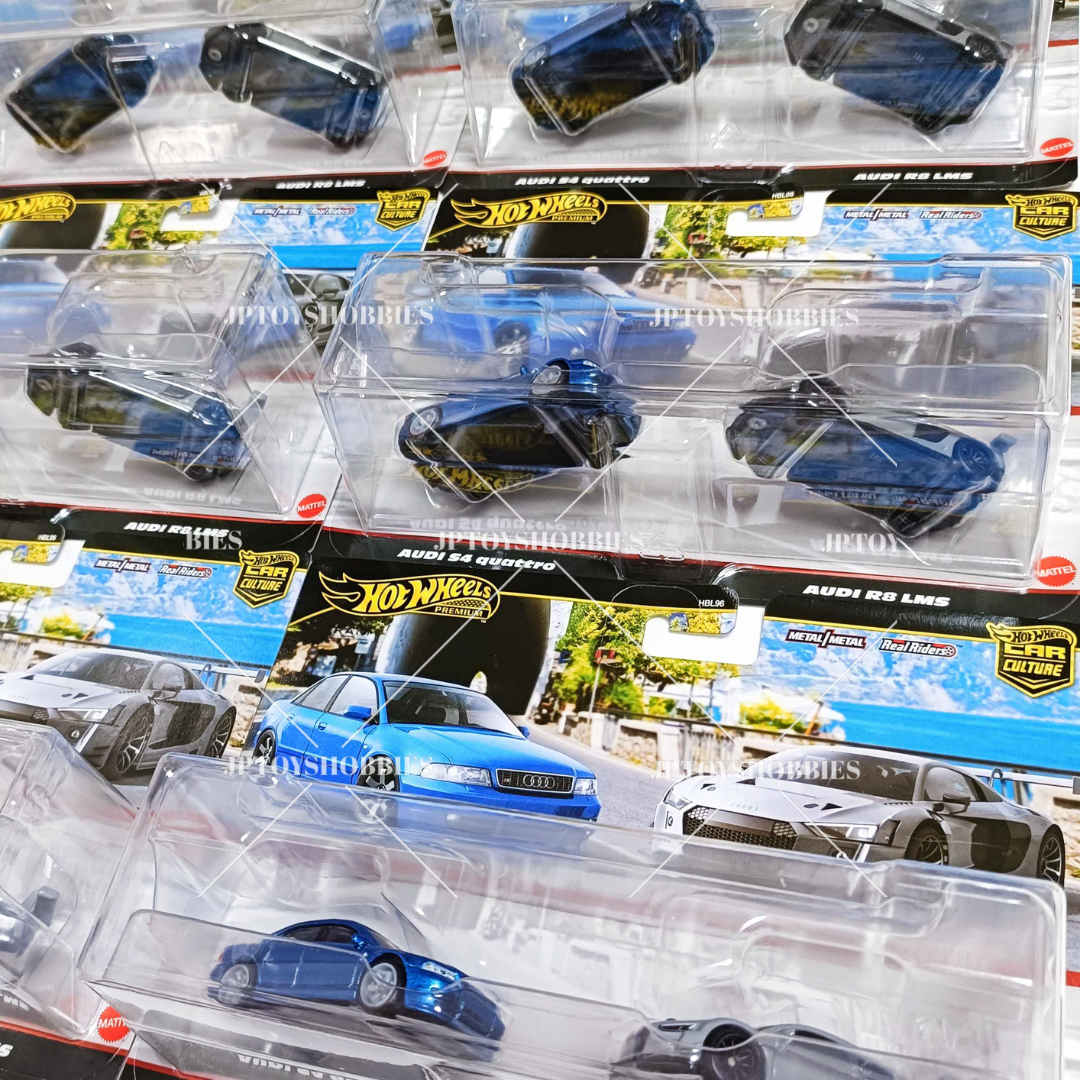 Hot Wheels Premium 2 Pack Audi S4 Quattro Audi R8 LMS【H2P017】