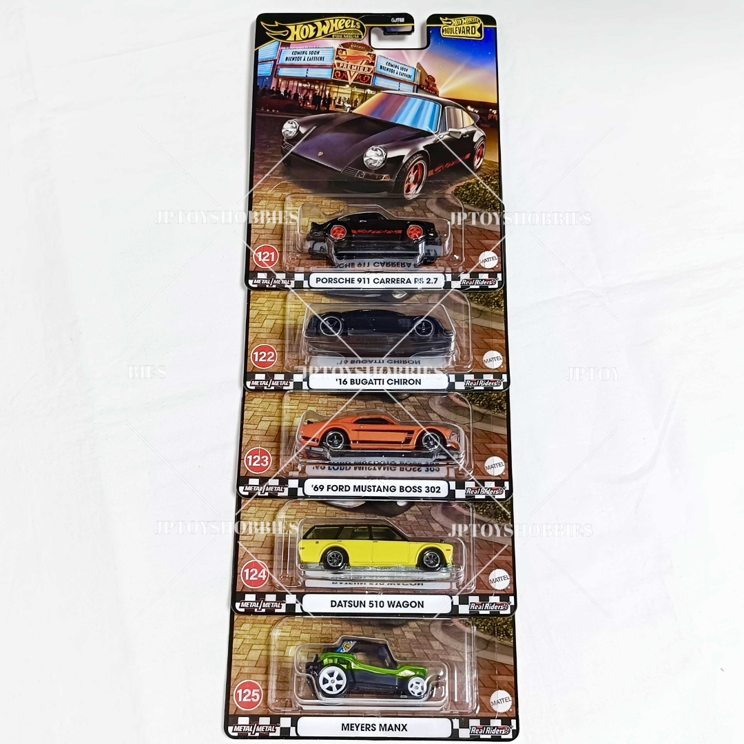 【送料無料】 Hot Wheels Boulevard 5台セット Hot Wheels Premium Boulevard Mix - Complete Set of 5