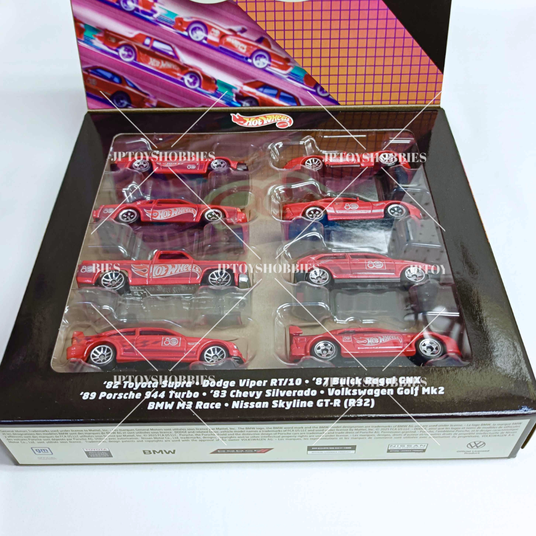 Hot Wheels Mattel 80th Anniversary 8-Pack【HWZ048】