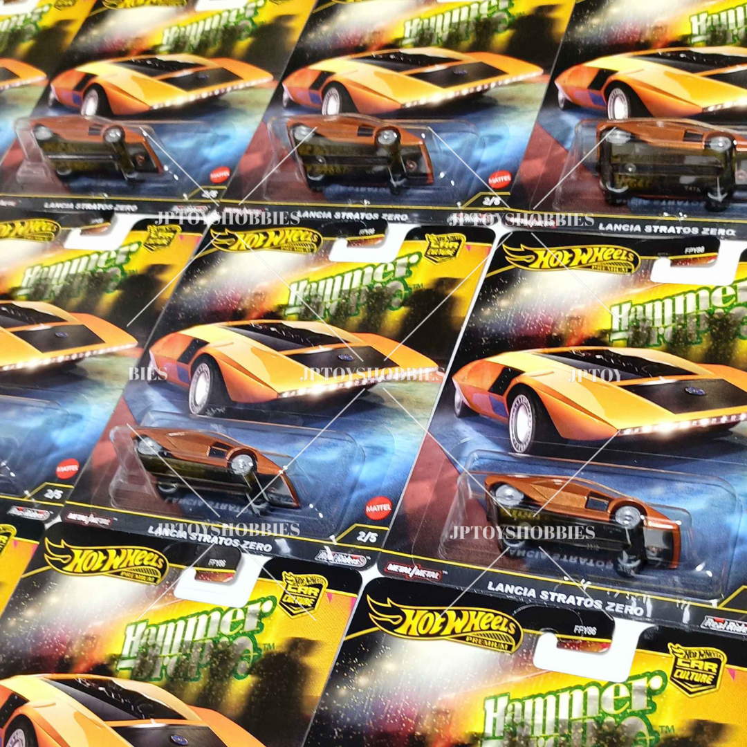 Hot Wheels Premium Hammer Drop Lancia Stratos Zero【HHD001】