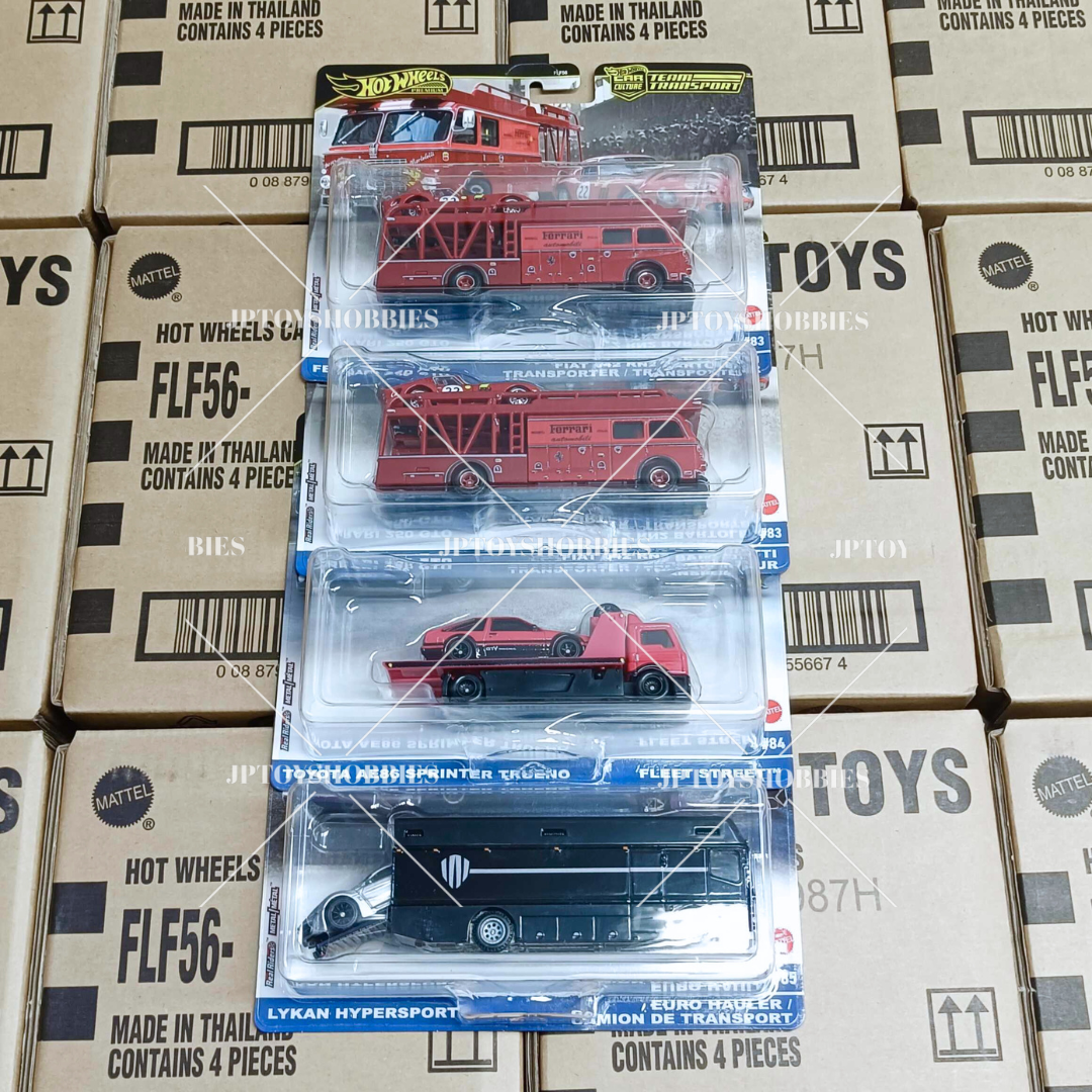 Hot Wheels Team Transport Mix H Set of 4【HTP010】