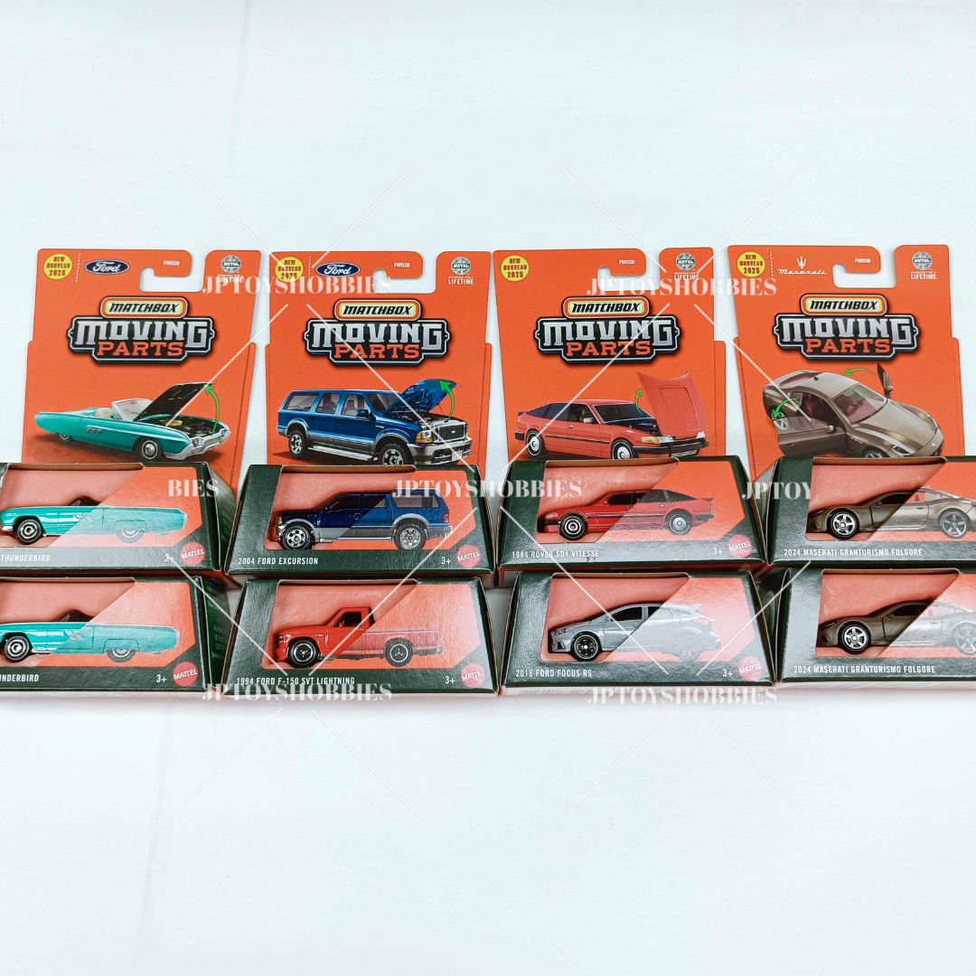Matchbox Moving Parts Assortment - Set of 8 / FWD28-985G