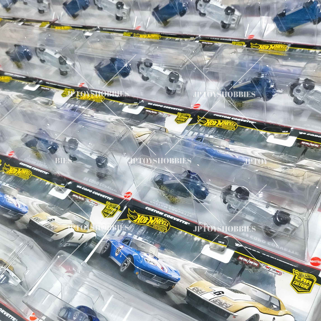 Hot Wheels Premium 2 Pack Custom Corvette Stingray Coupe 69 Copo Corvette【H2P015】