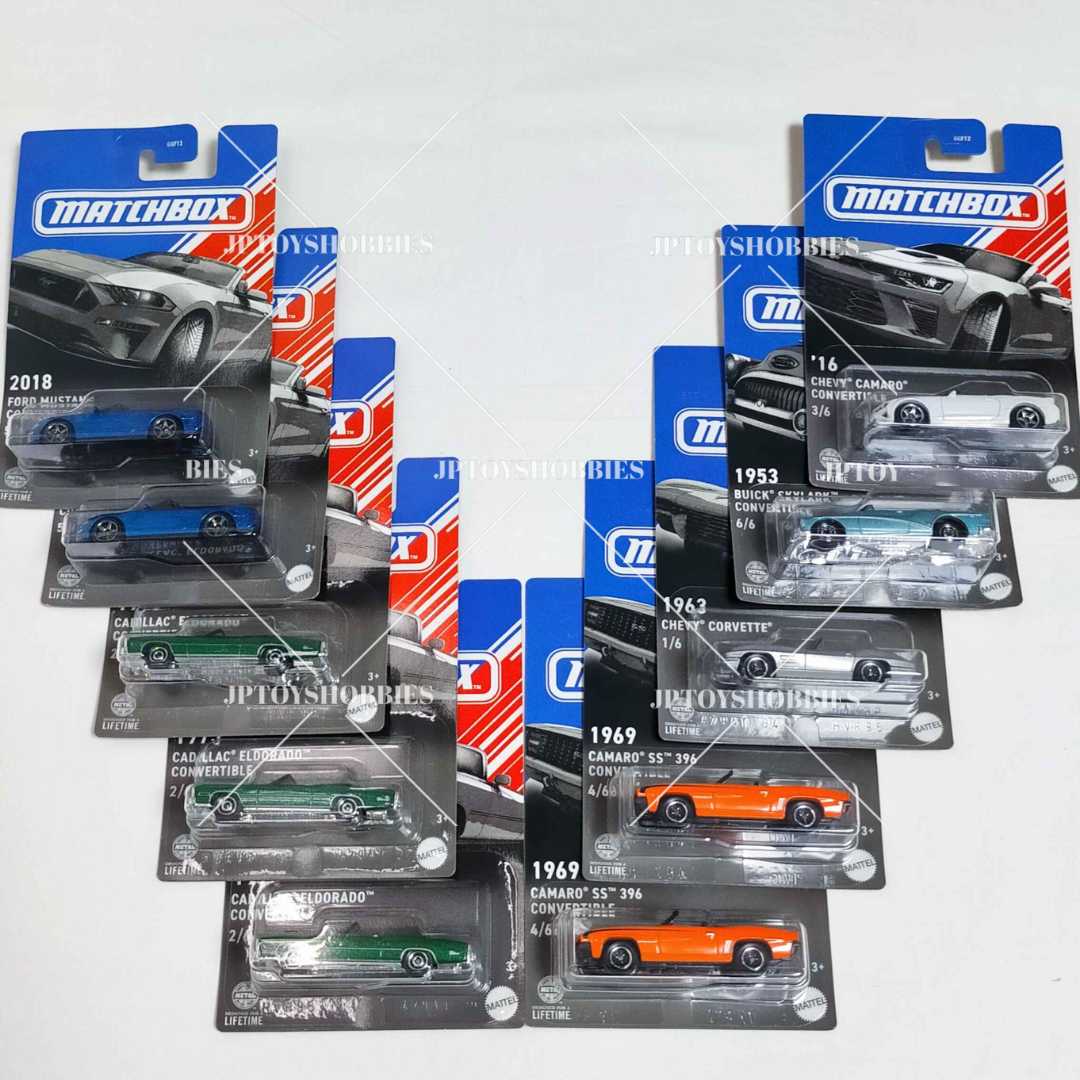 Matchbox Theme Assortment American Convertible - Set of 10【MBX003】