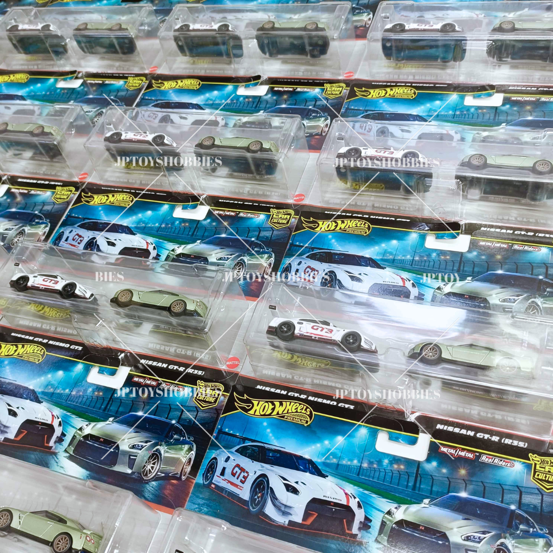 Hot Wheels Premium Car Culture 2 Pack Nissan GT-R NISMO GT3 / Nissan GT-R (R35)【H2P030】