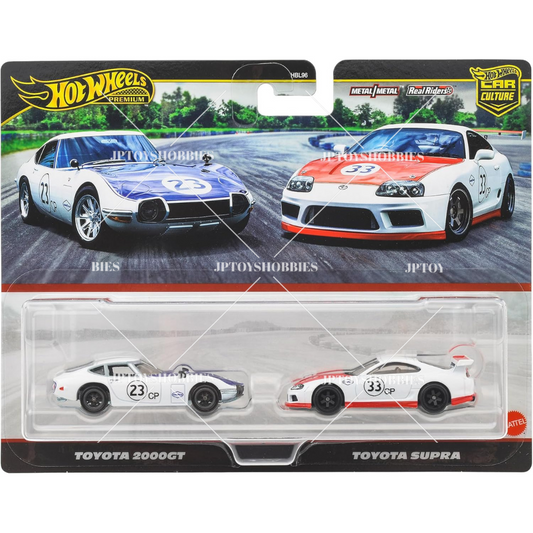 PSL 2025 Hot Wheels Premium Car Culture 2 Pack Toyota 2000GT / Toyota Supra【H2P027】