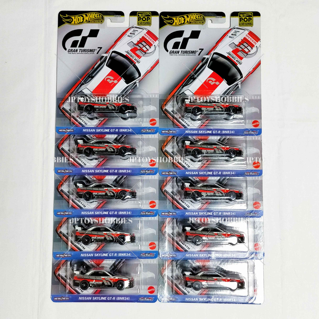 Hot Wheels Pop Culture Gran Turismo Nissan Skyline GT-R (BNR34)【HGT001】
