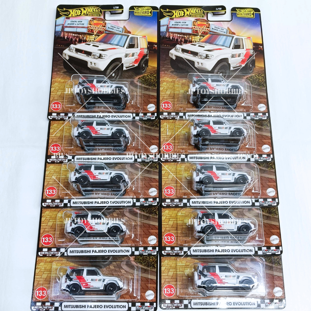 Hot Wheels Premium Boulevard Mitsubishi Pajero Evolution【HBV048】