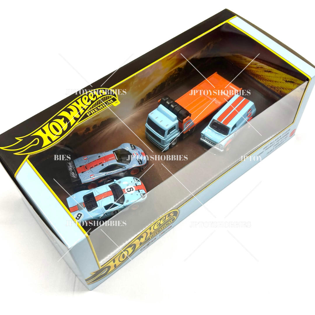 Hot Wheels Premium Diorama Collector Set Assortment – Le Mans Race Gulf Set【HCS008】