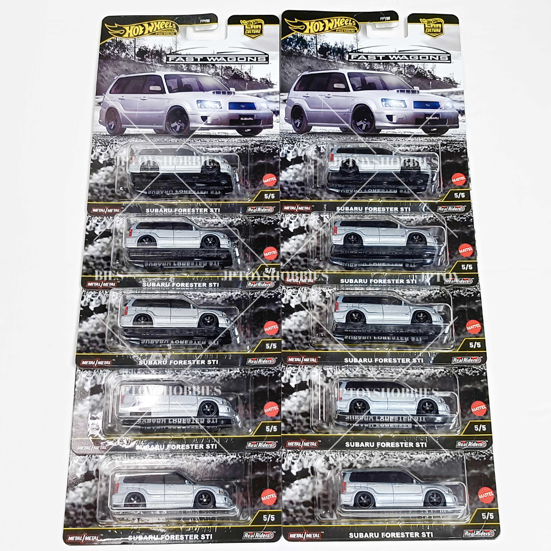 Hot Wheels Car Culture Fast Wagons Subaru Forester STI【HFW002】