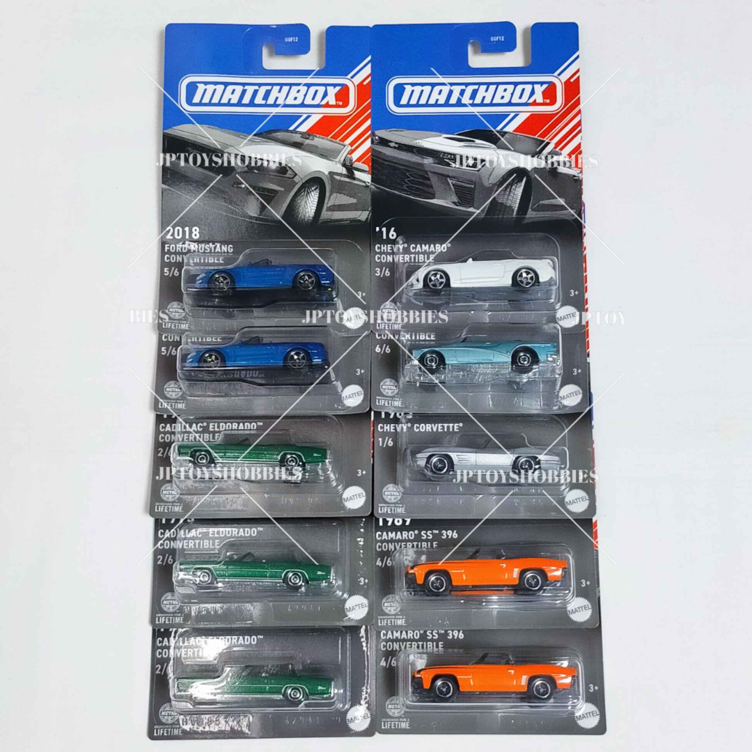 Matchbox Theme Assortment American Convertible - Set of 10【MBX003】