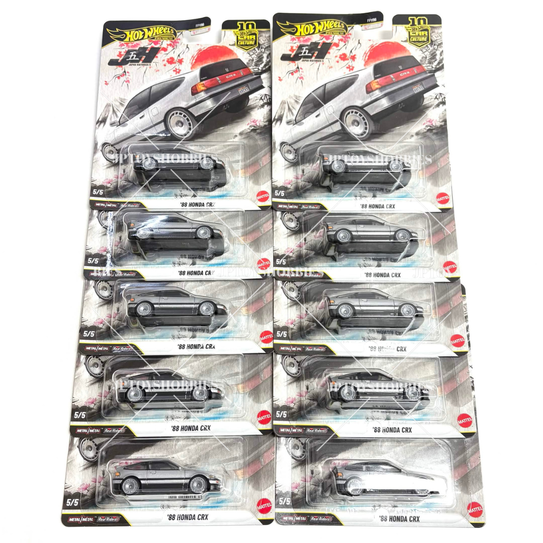 Hot Wheels Car Culture Japan Historics 5 '88 Honda CRX【HJH010】