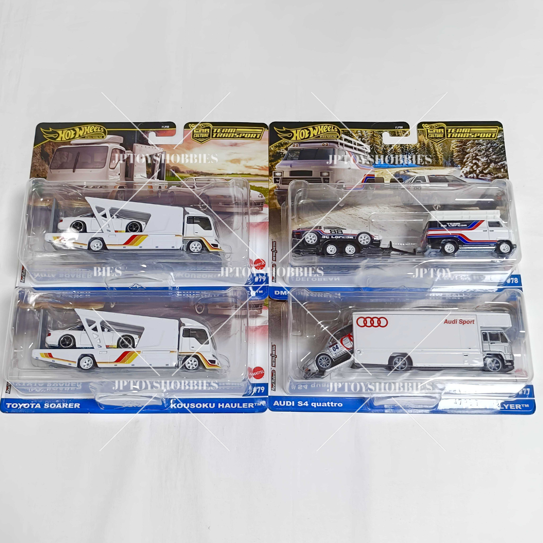Hot Wheels Team Transport Mix F Set of 4【HTP008