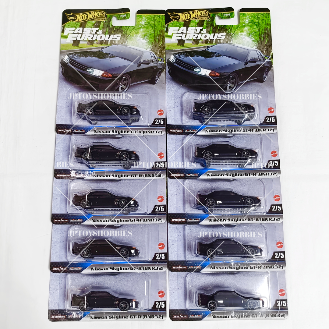 Hot Wheels Premium Fast & Furious Nissan Skyline GT-R (BNR32) 【HFF029】