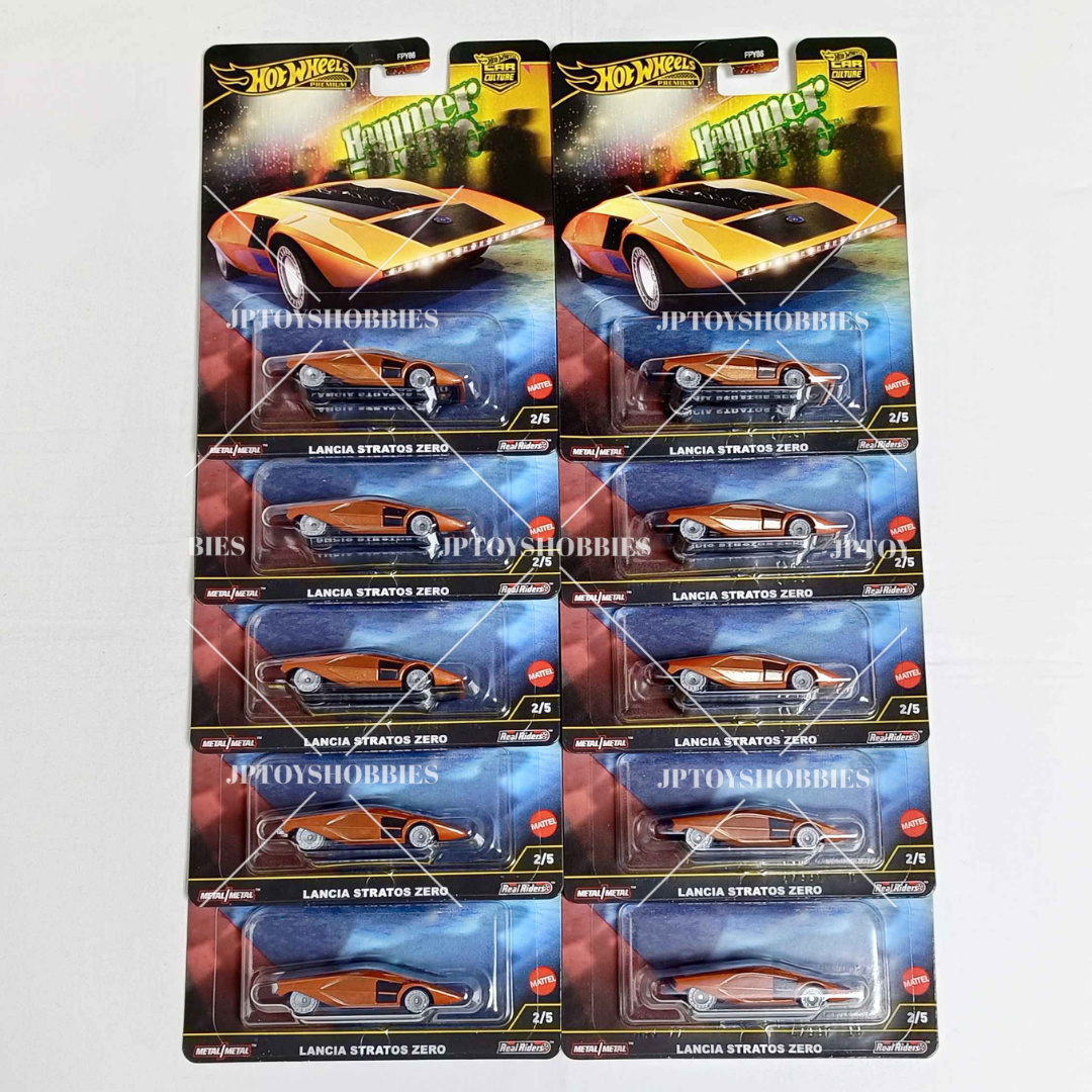 Hot Wheels Premium Hammer Drop Lancia Stratos Zero【HHD001】