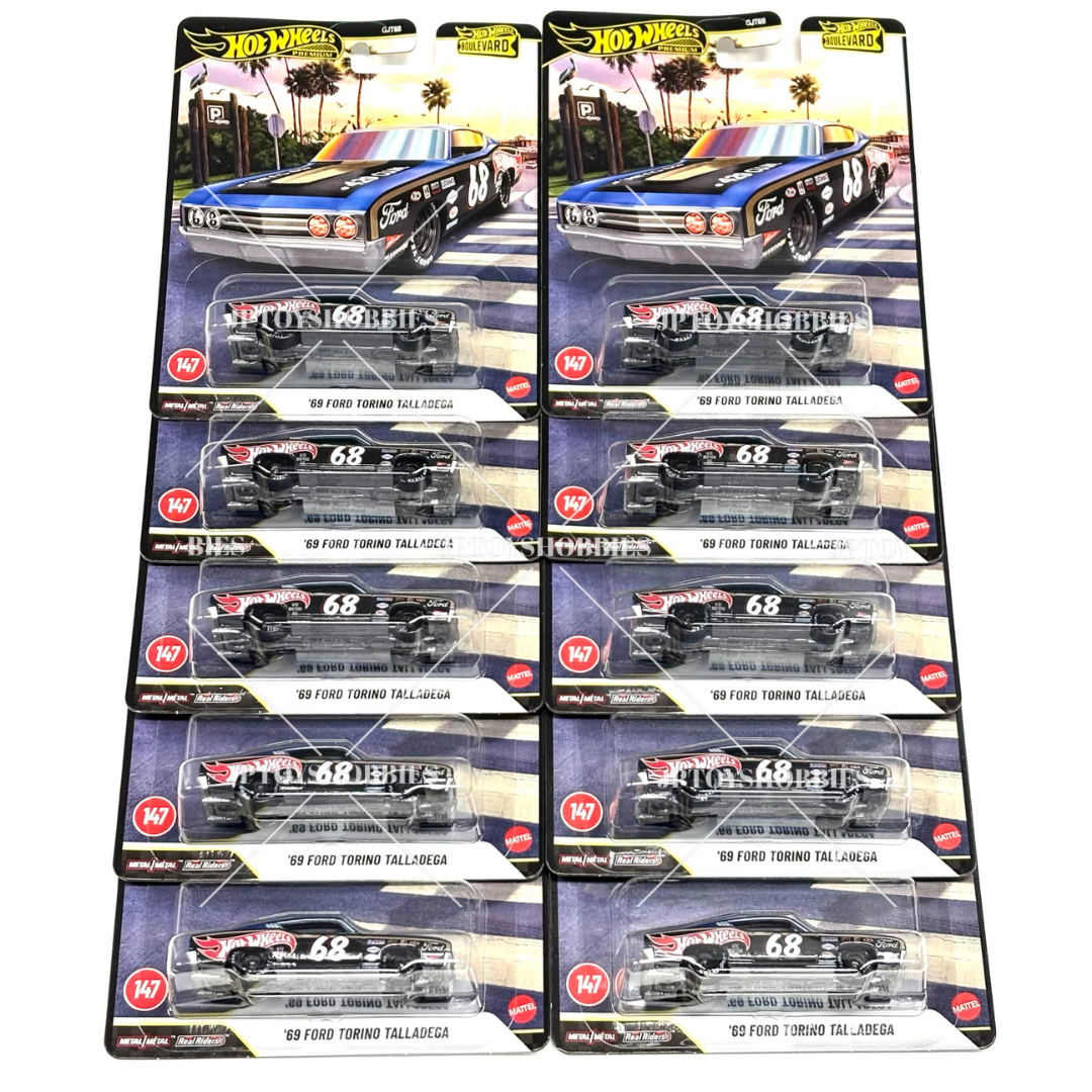 Hot Wheels Premium Boulevard '69 Ford Torino Talladega【HBV062】
