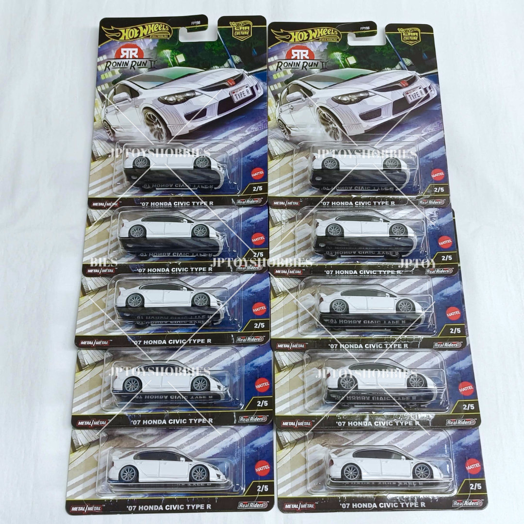 Hot Wheels Premium Car Culture RONIN RUN II '07 Honda Civic Type R