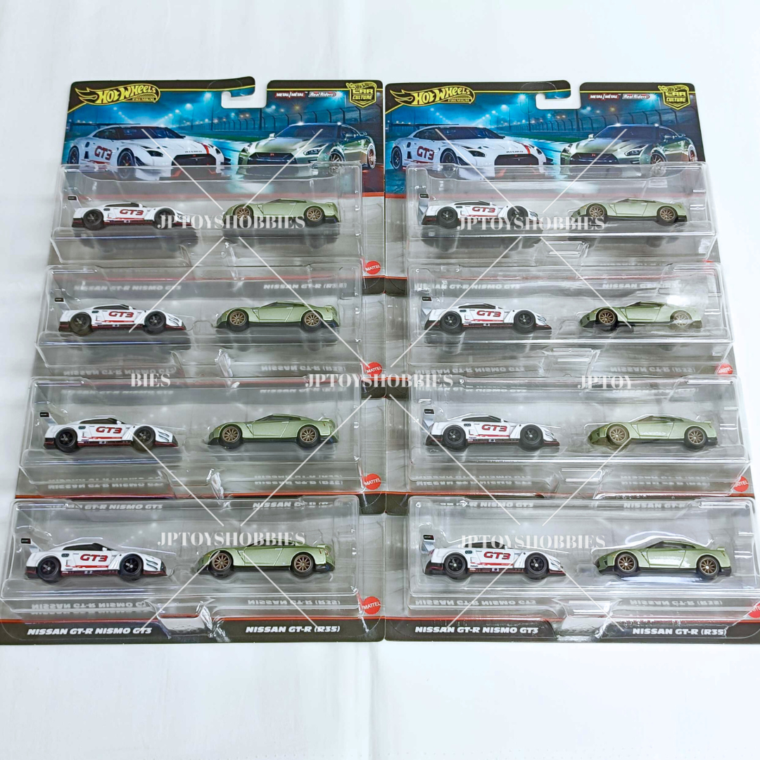 Hot Wheels Premium Car Culture 2 Pack Nissan GT-R NISMO GT3 / Nissan GT-R (R35)【H2P030】