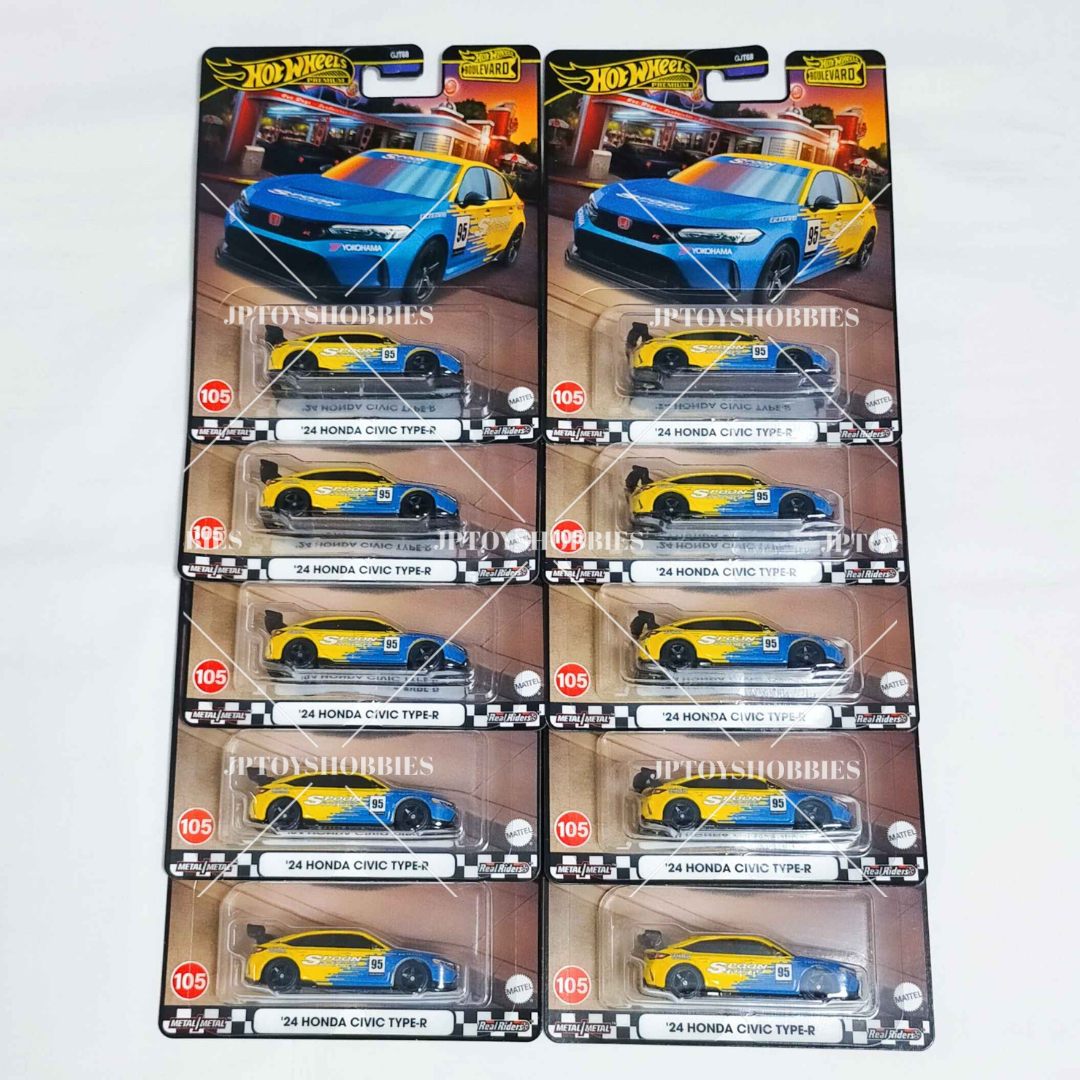Hot Wheels Premium Boulevard ’24 HONDA CIVIC TYPE-R【HBV017】