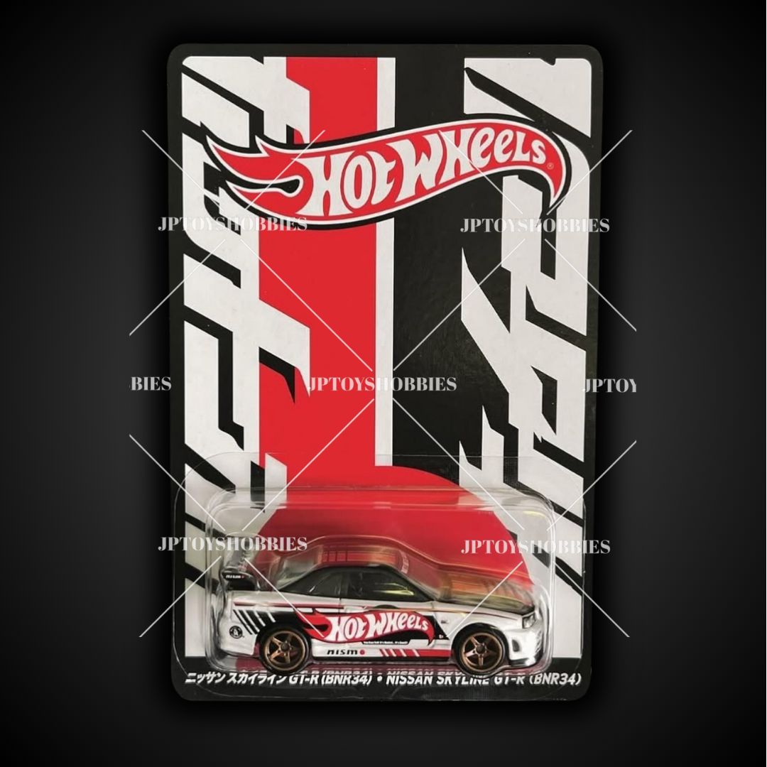 HOT WHEELS 2025 JAPAN CONVENTION NISSAN SKYLINE GT-R (BNR34) Special Goods set