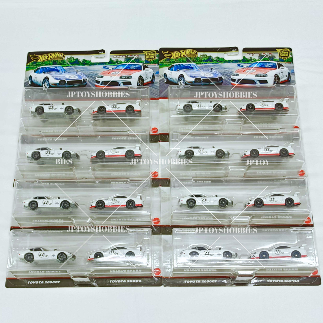 Hot Wheels Premium Car Culture 2 Pack Toyota 2000GT / Toyota Supra【H2P027】