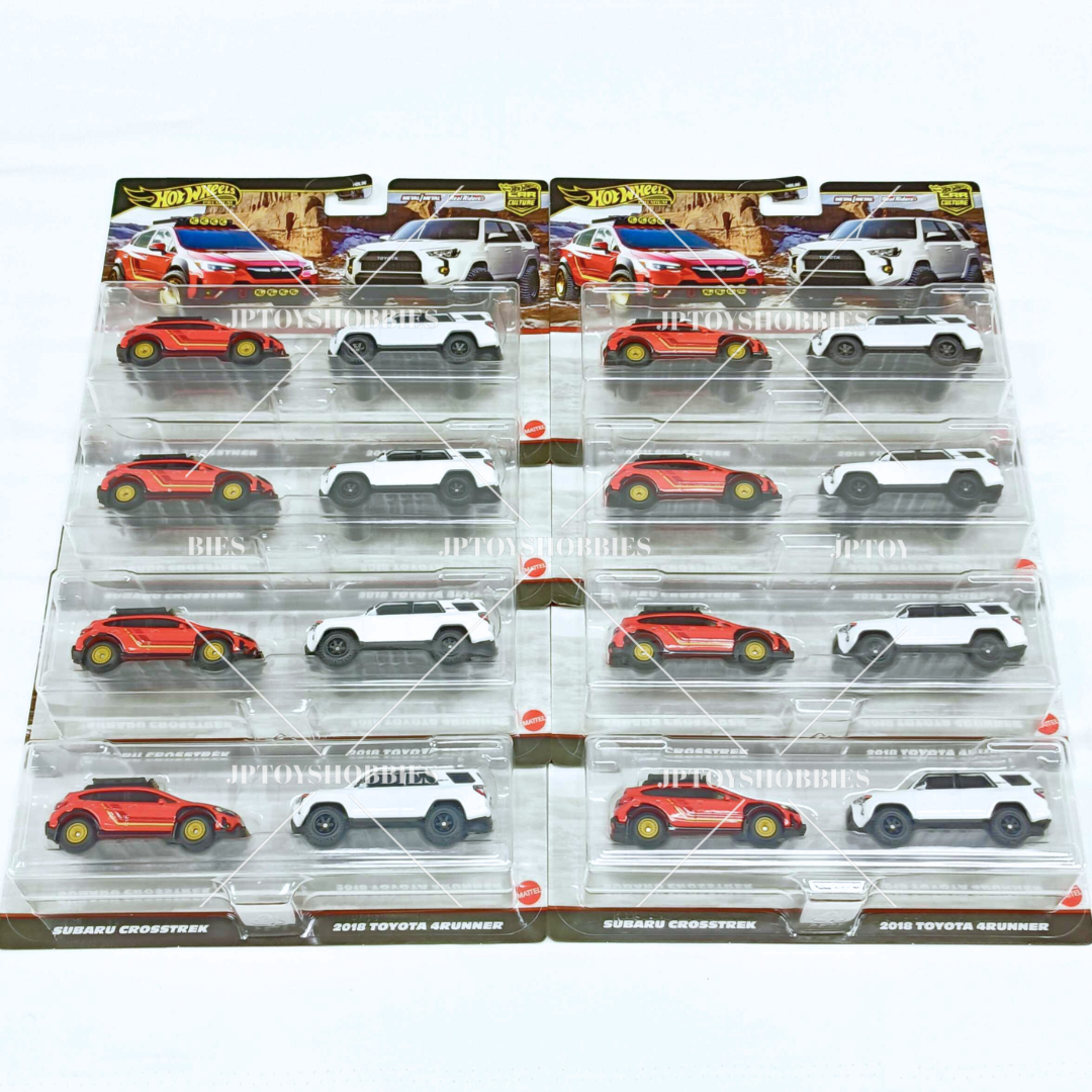 Hot Wheels Premium Car Culture 2 Pack Subaru Crosstrek / 2018 Toyota 4Runner【H2P026】