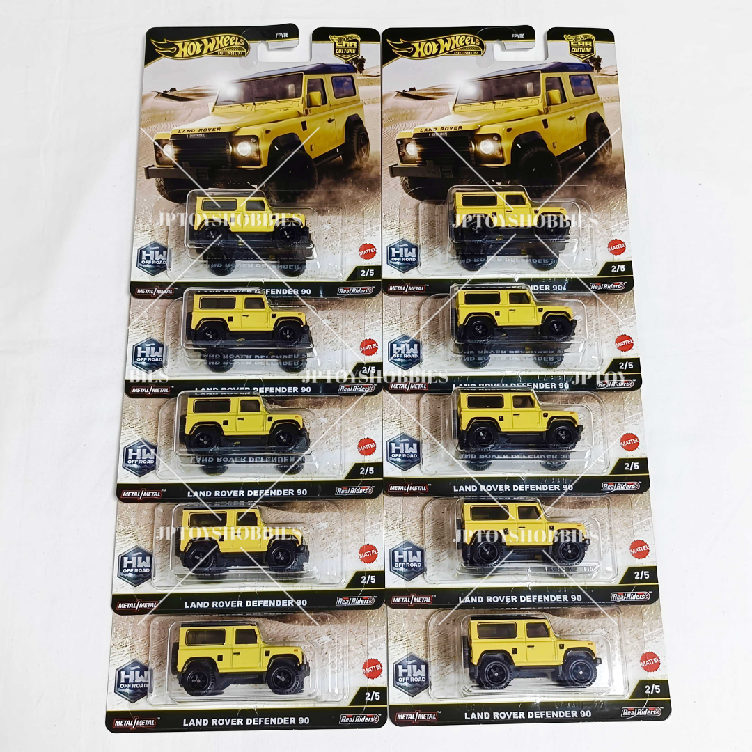 Hot Wheels Premium Car Culture Off Road Land Rover Defender 90【HOR010】