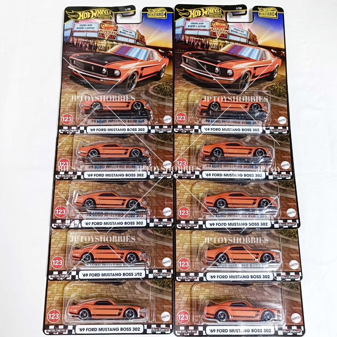 Hot Wheels Premium Boulevard '69 Ford Mustang Boss 302【HBV037】