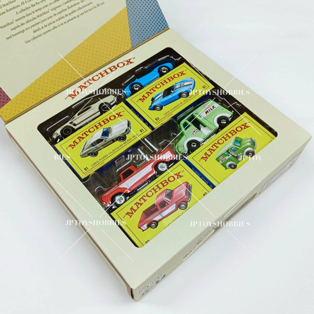 Matchbox Mattel 80th Anniversary 4 Pack【MBX029】